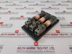 Bussmann 1B0089 Class T Modular Fuse Block 600v 200a W/ T-TRON JJS-150 Fuse
