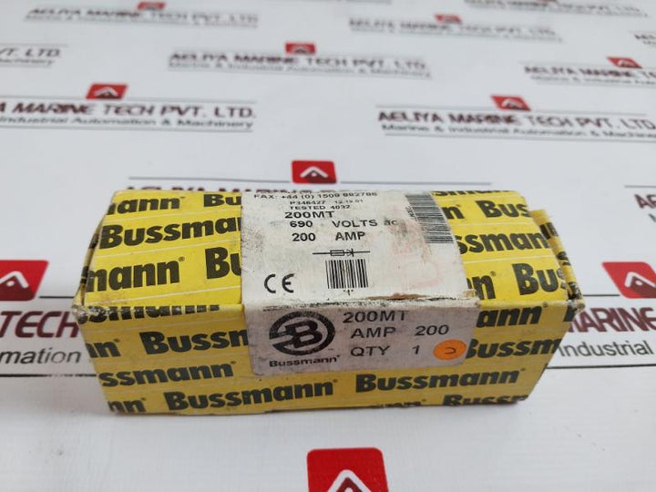 Bussmann 200Mt Type Fuse 200 Amp 690VAc, Bs88:4