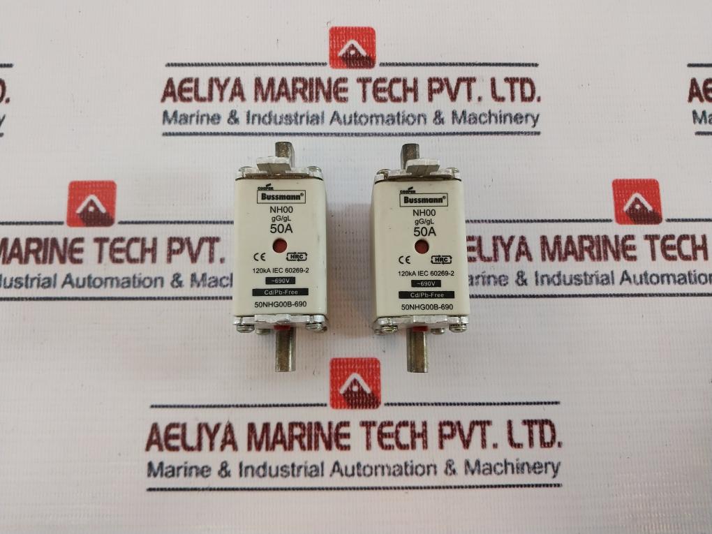 Bussmann 50NHG00B-690 Fuse NH00 GG/GL 50A