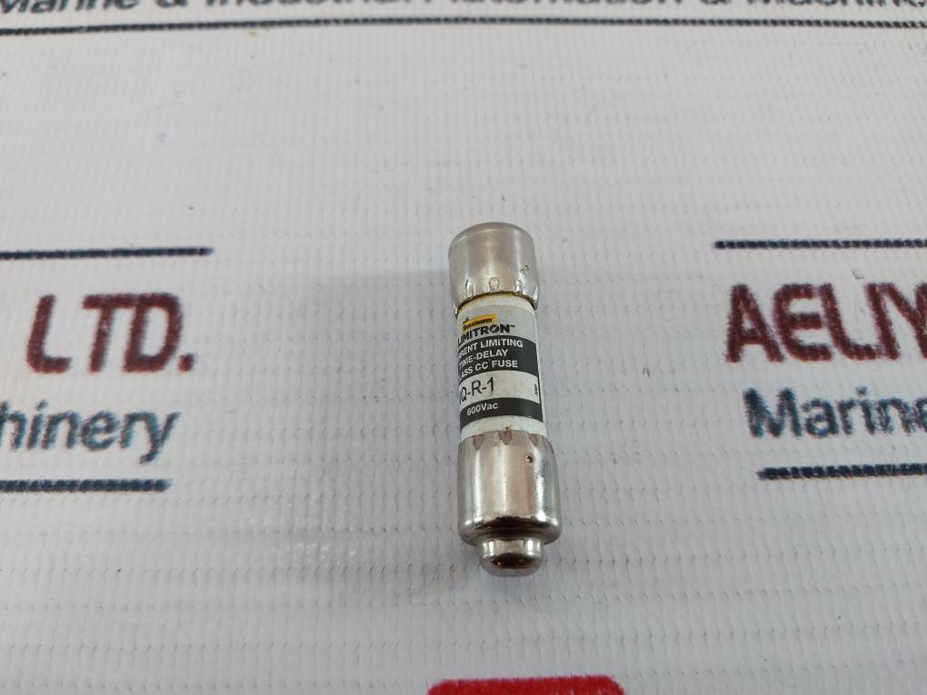Lot of 4X Bussmann FNQ-R-1 Time Delay Class CC Fuse 600Vac