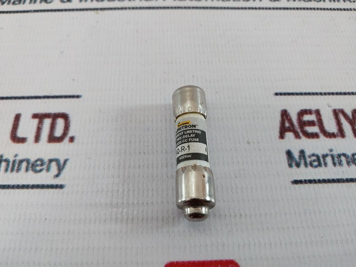Lot of 4X Bussmann FNQ-R-1 Time Delay Class CC Fuse 600Vac
