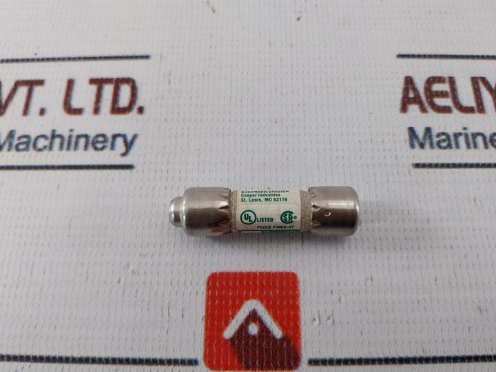 Lot of 6X Bussmann FNQ-R-2-1/2 CC-Tron Time-Delay Fuse