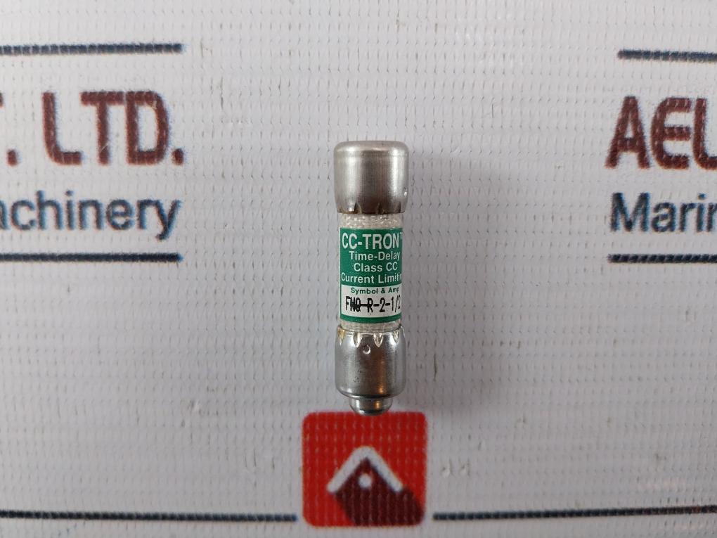 Lot of 6X Bussmann FNQ-R-2-1/2 CC-Tron Time-Delay Fuse