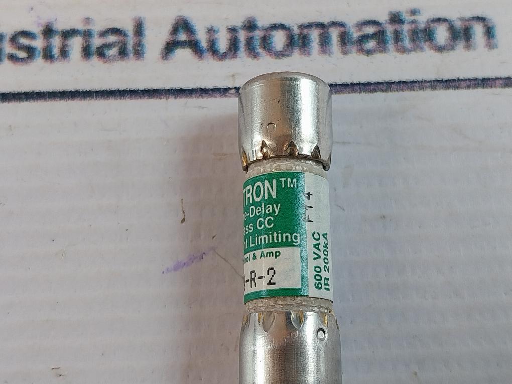 Lot of 5X Bussmann FNQ-R-2 CC-Tron Time Delay Fuse 600VAC