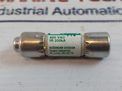 Lot of 5X Bussmann FNQ-R-2 CC-Tron Time Delay Fuse 600VAC