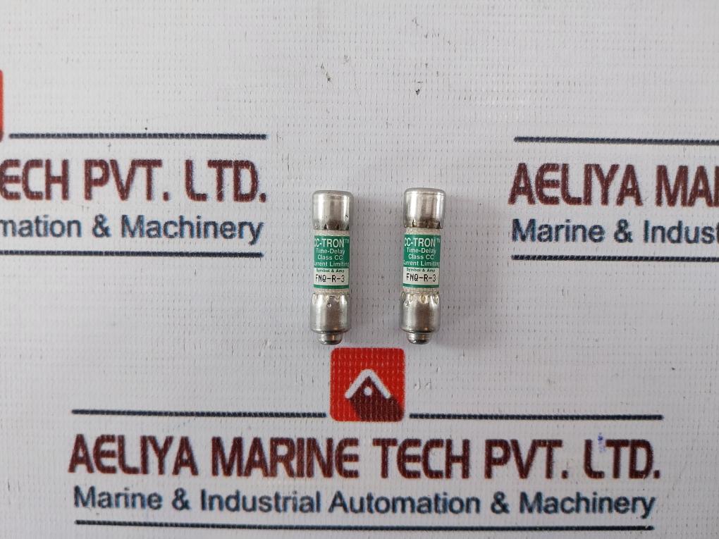 Lot of 4X Bussmann FNQ-R-3 Current Limiting Time Delay Fuse Class CC 600VAC