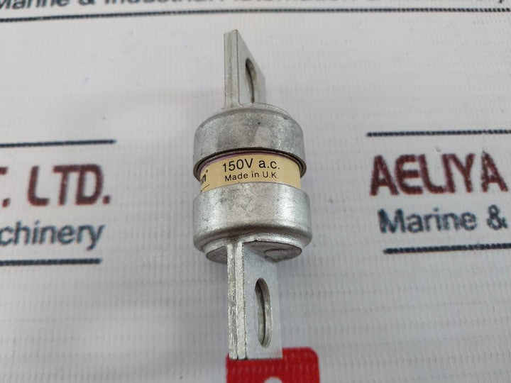 Lot of 4X Bussmann FWA-125A Semi Conductor Fuse 125Amp 150Vac