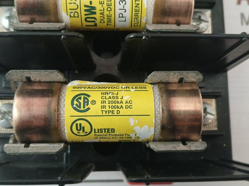 Bussmann Lpj-30Sp Time Delay Current-limiting Fuse Ir 200Ka Ac/Ir 100Ka 20Lb-in