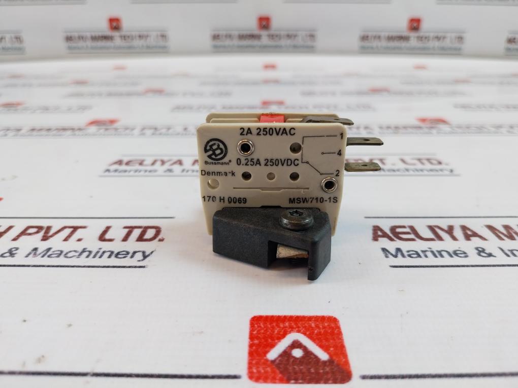 Bussmann Msw710-1S Micro Switch 2A 250Vac 170 H 0069