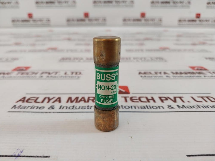 Lot of 10X Bussmann NON-20 One Time Fuse 250 Volts