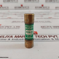 Lot of 10X Bussmann NON-20 One Time Fuse 250 Volts