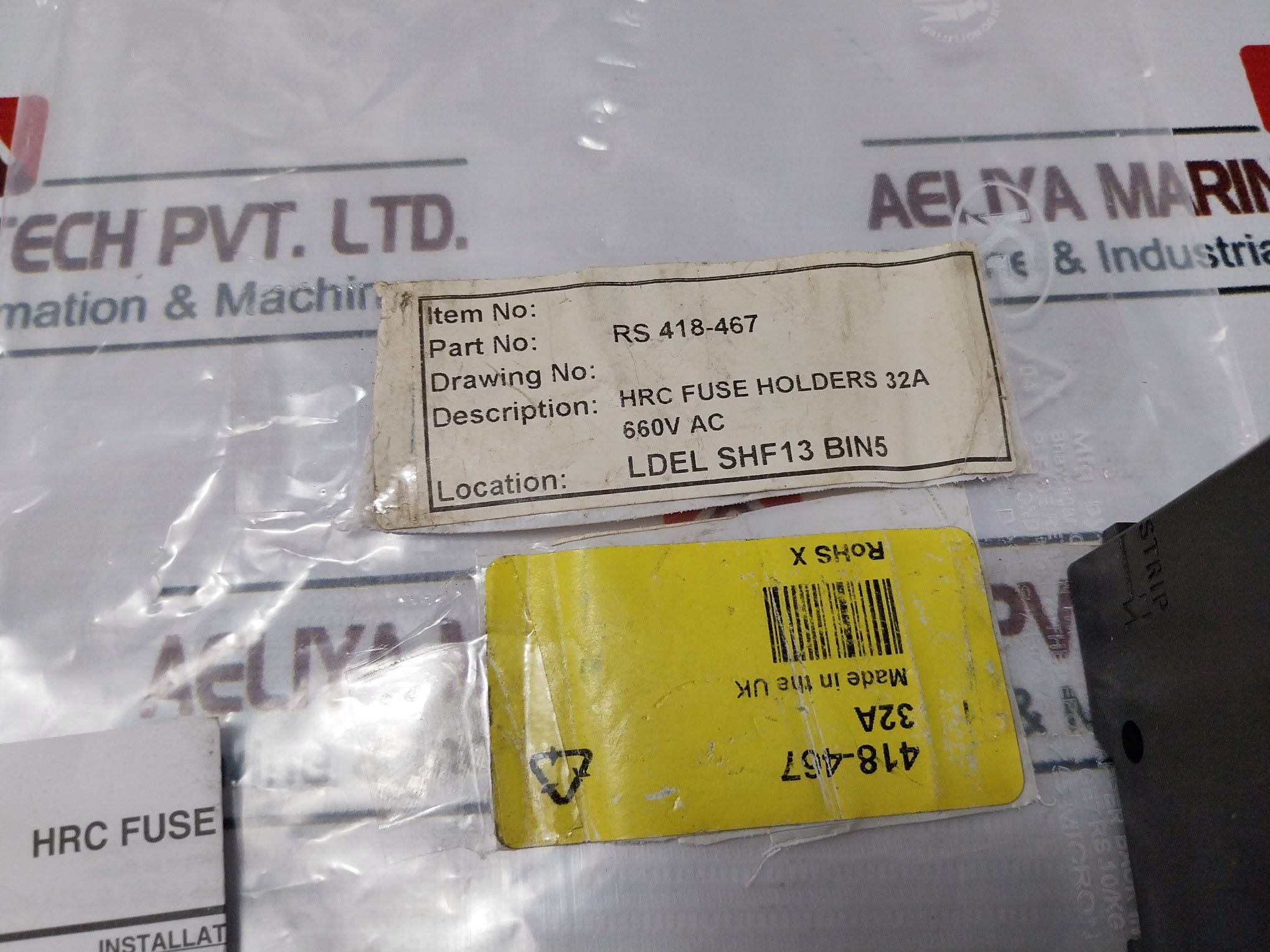 Bussmann Cm32F Camaster Hrc Fuse Holder 32Amp