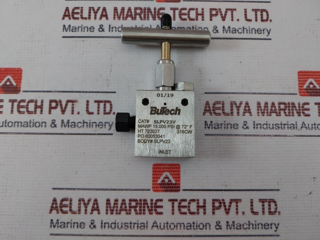 Butech Slpv23V 316Cw Stainless Steel Low, Medium & High Pressure Valve 15000Psi