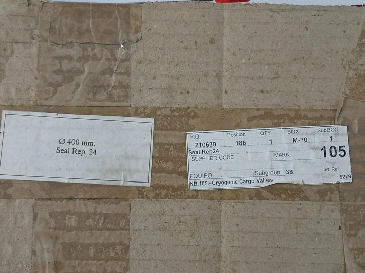 Butterfly Valve Gasket Vvu-0298.020 Velan