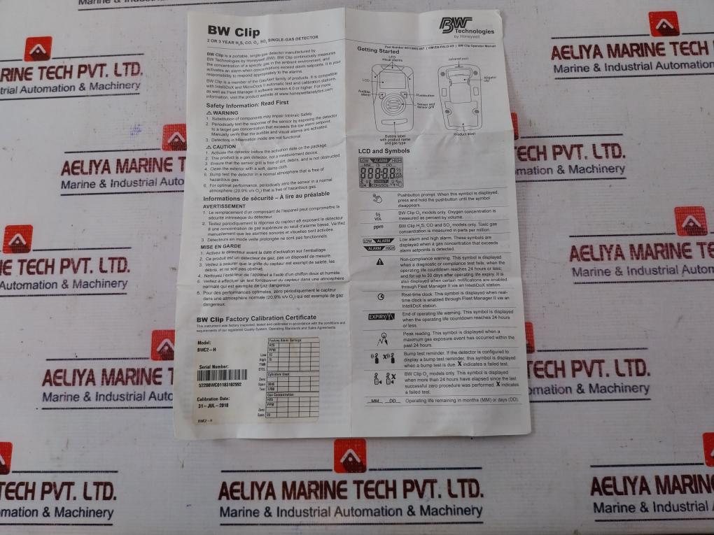 Bw Technologies Bwc2-h Gas Detector