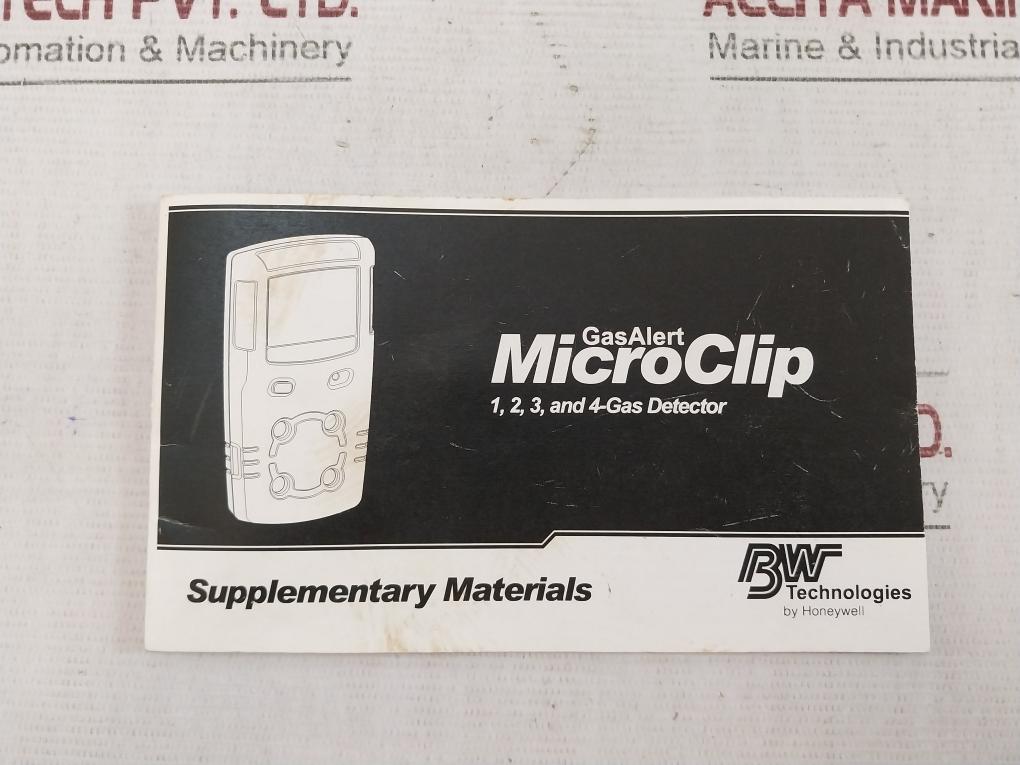 Bw Technologies Mc-xwhm-y-eu Multi Gas Detector Saw04-06.00-500Ce (Not Working)