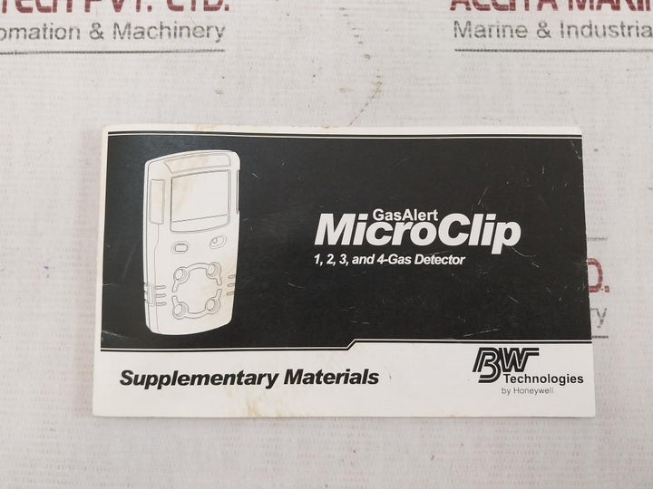 Bw Technologies Mc-xwhm-y-eu Multi Gas Detector Saw04-06.00-500Ce