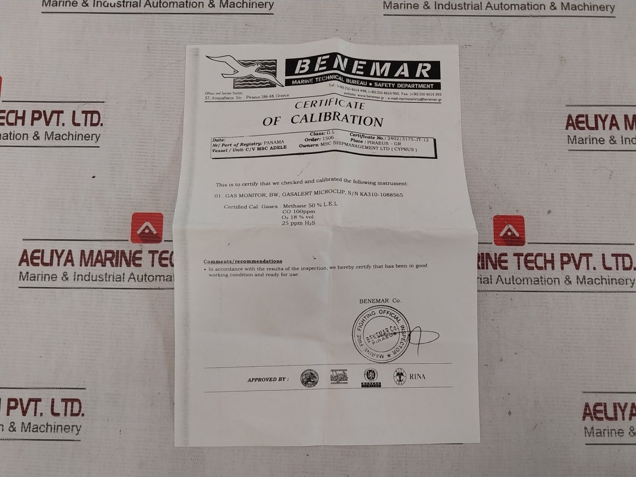 Bw Technologies Mc-xwhm-y-eu Multi Gas Detector Saw04-06.00-500Ce (Not Working)