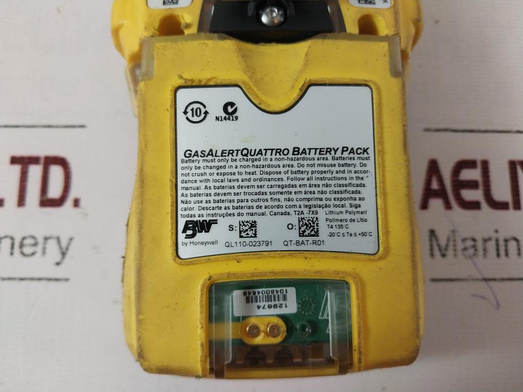 Bw Technologies Qt-xwhm-r-y-uk Alert Quattro Gas Detector 1048004649