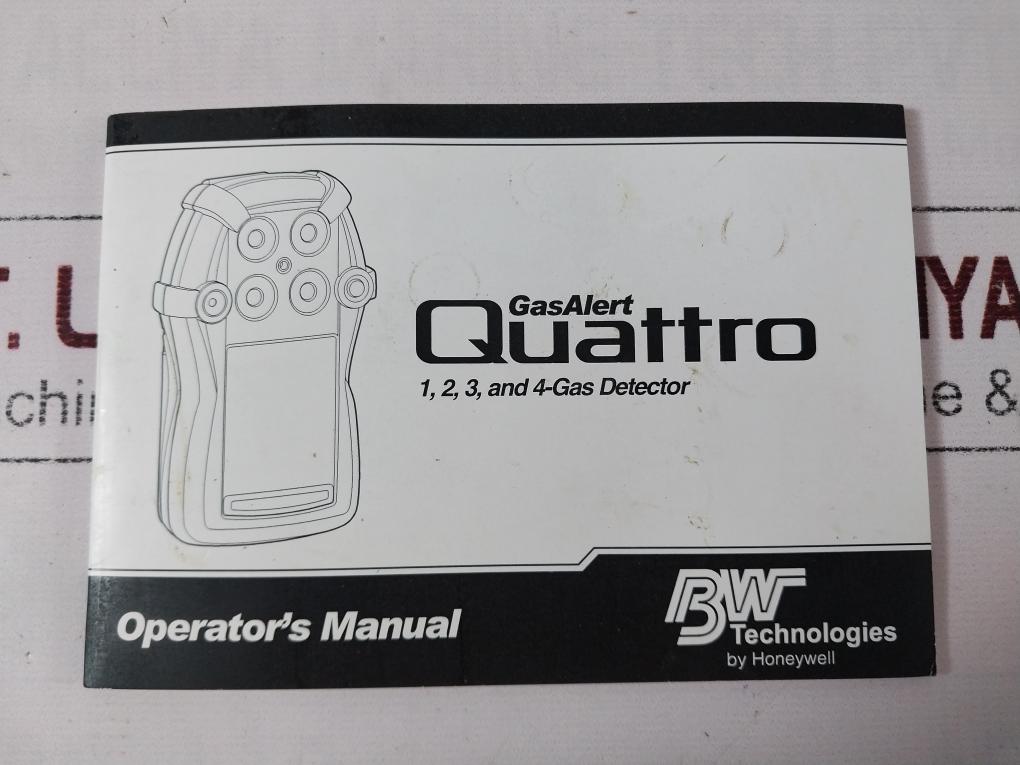 Bw Technologies Qt-xwhm-r-y-uk Alert Quattro Gas Detector 1048004649