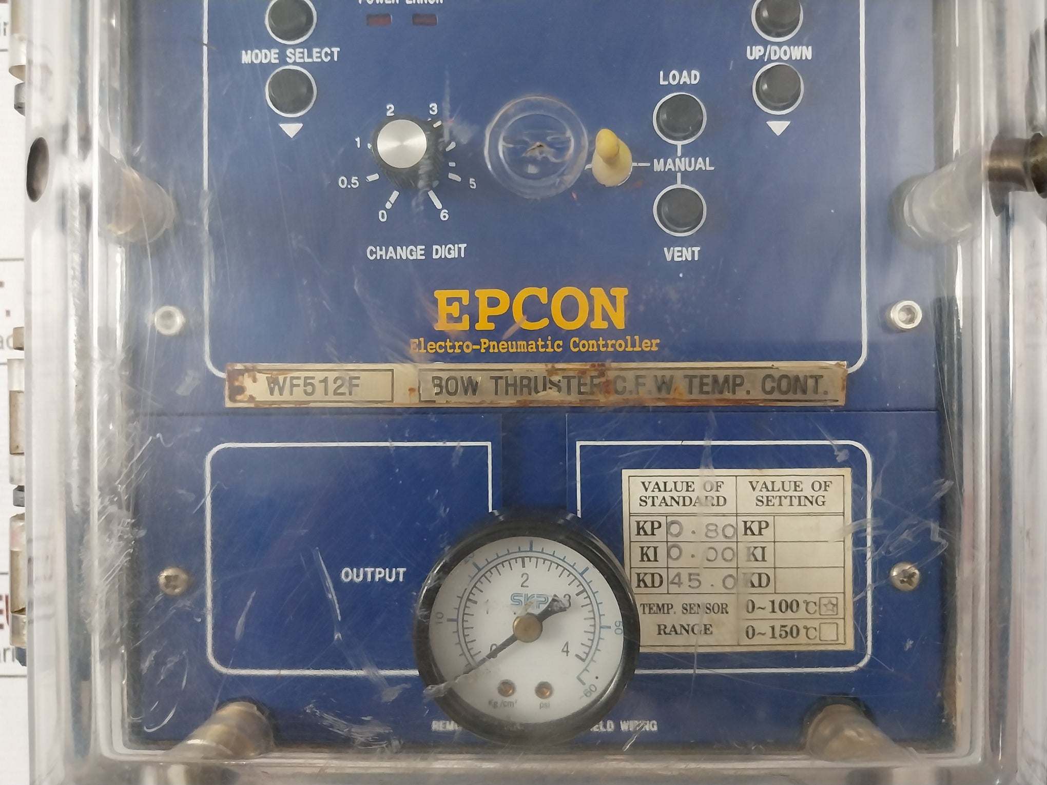 By Controls Epcon Electro-pneumatic Controller With Filter Regulator Ac98-122V