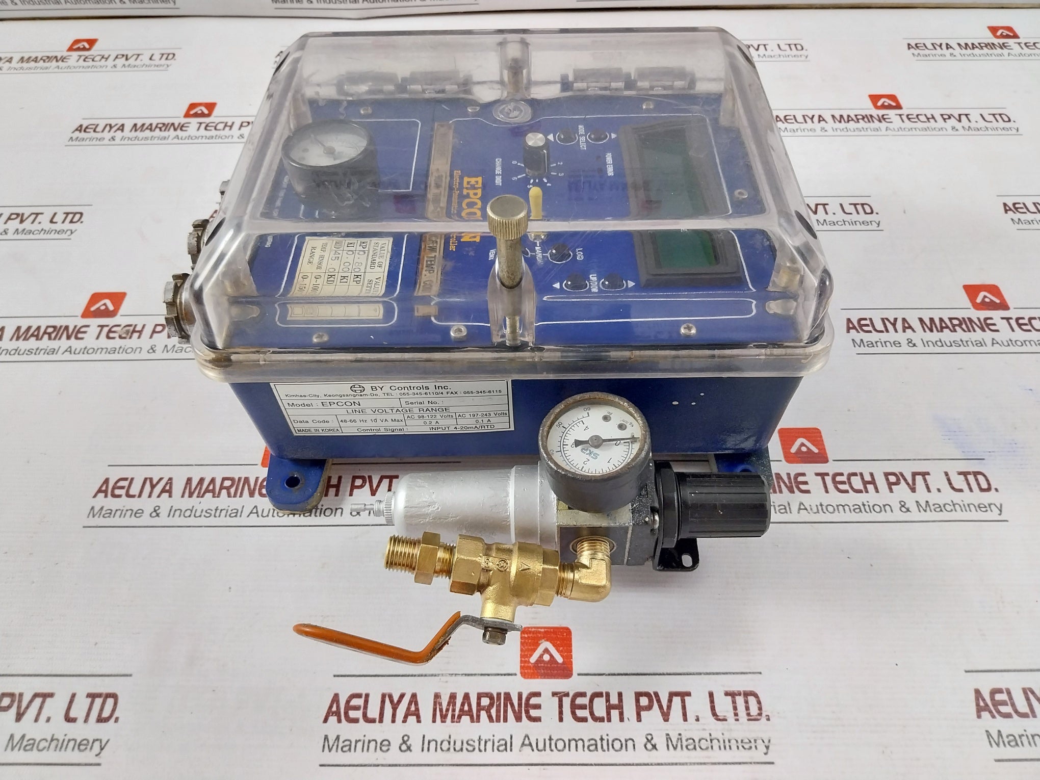 By Controls Epcon Electro-pneumatic Controller With Filter Regulator Ac98-122V