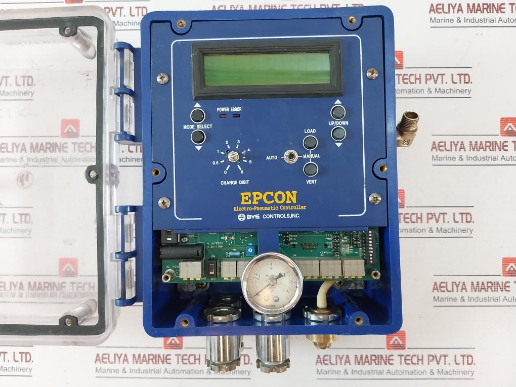 By Controls Epcon Electro-pneumatic Controller Ac98-122V 48-66Hz 0.2A 0-4Kgf/Cm2