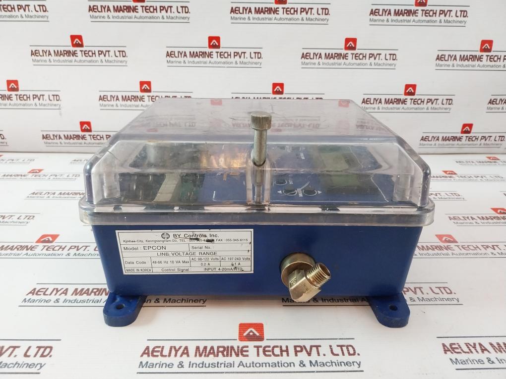 By Controls Epcon Electro-pneumatic Controller Ac98-122V 48-66Hz 0.2A 0-4Kgf/Cm2