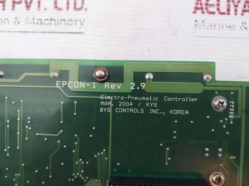 Bys Controls Epcon-1 Pcb Of Electro-pneumatic Controller 100-240V 0.25A 50/60Hz