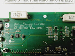 Bys Controls Epcon-1 Electro-pneumatic Controller Pcb 10Va 5Kvac 0-120V