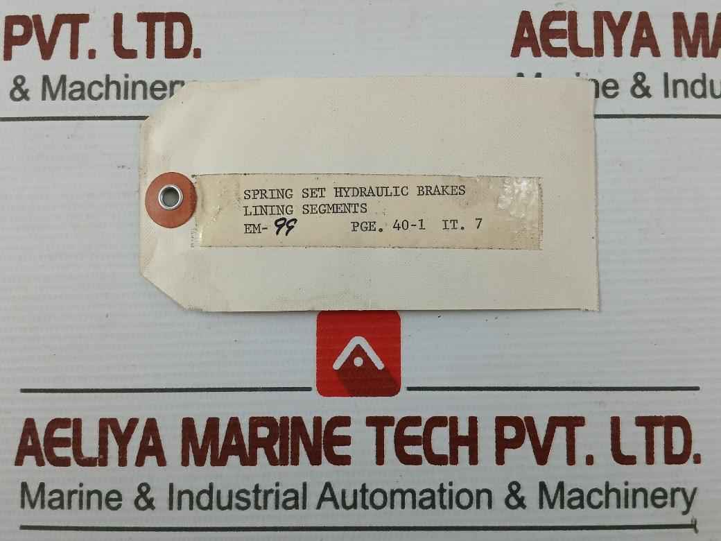 C-4124 Segments Brake Linings