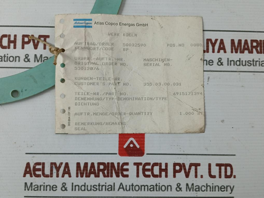 C-4400 Klingersil Seal For Guide Vane Cover