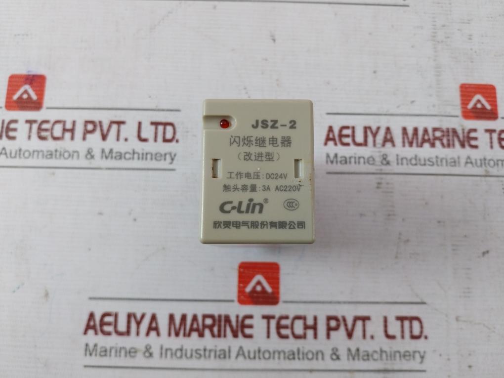 C-lin Jsz-2 Flashing Relay Dc24V 3A Ac220V