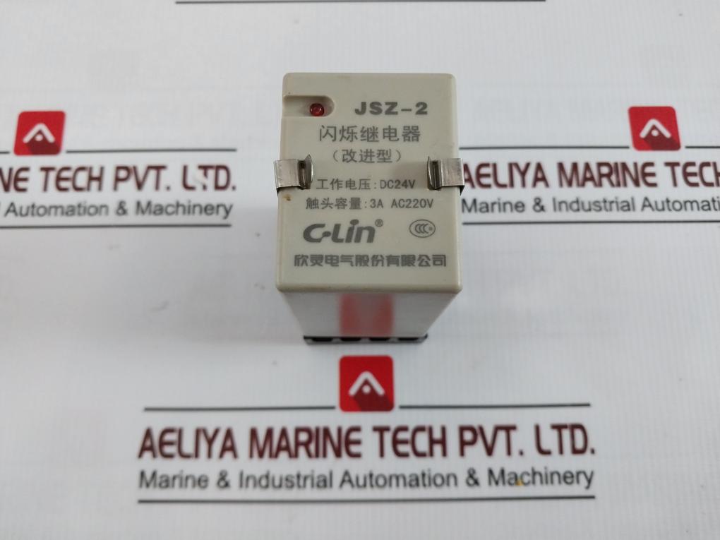 C-lin Jsz-2 Flashing Relay Dc24V 3A Ac220V Pf083A