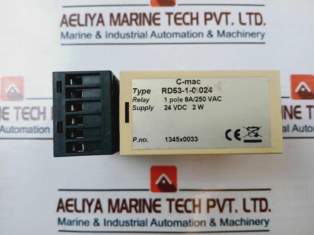 C-mac Rd53-1-0-024 Counting Relay 1345X0033