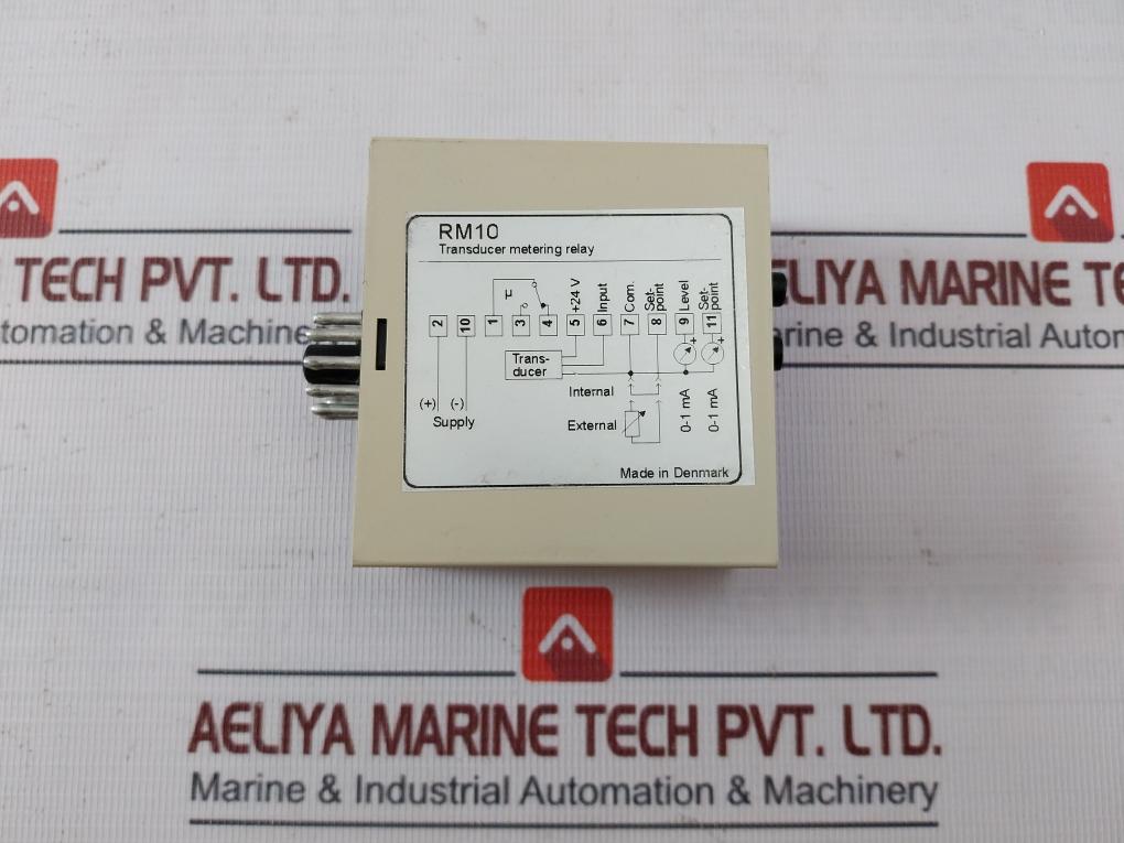 C-mac Rm10-1-1-230 Transducer Metering Current Relay 1 Pole 8A/250Vac 24Vdc/25Ma