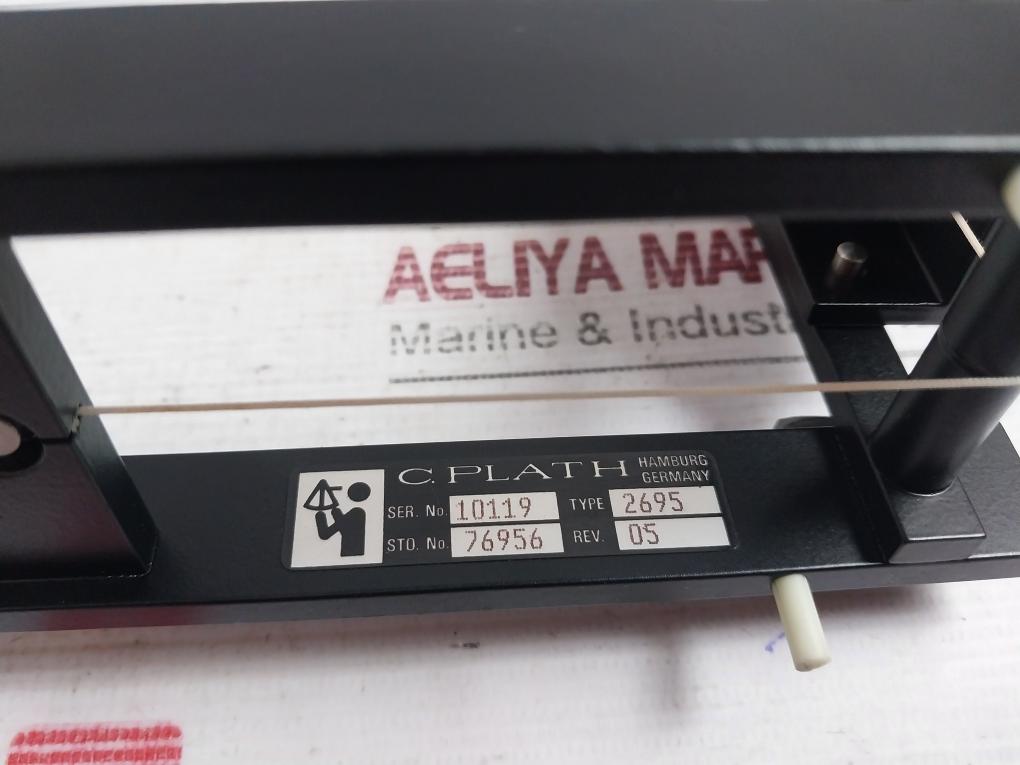 C. Plath 2695/05 Prismatic Azimuth Device W/ Transport Box Class A