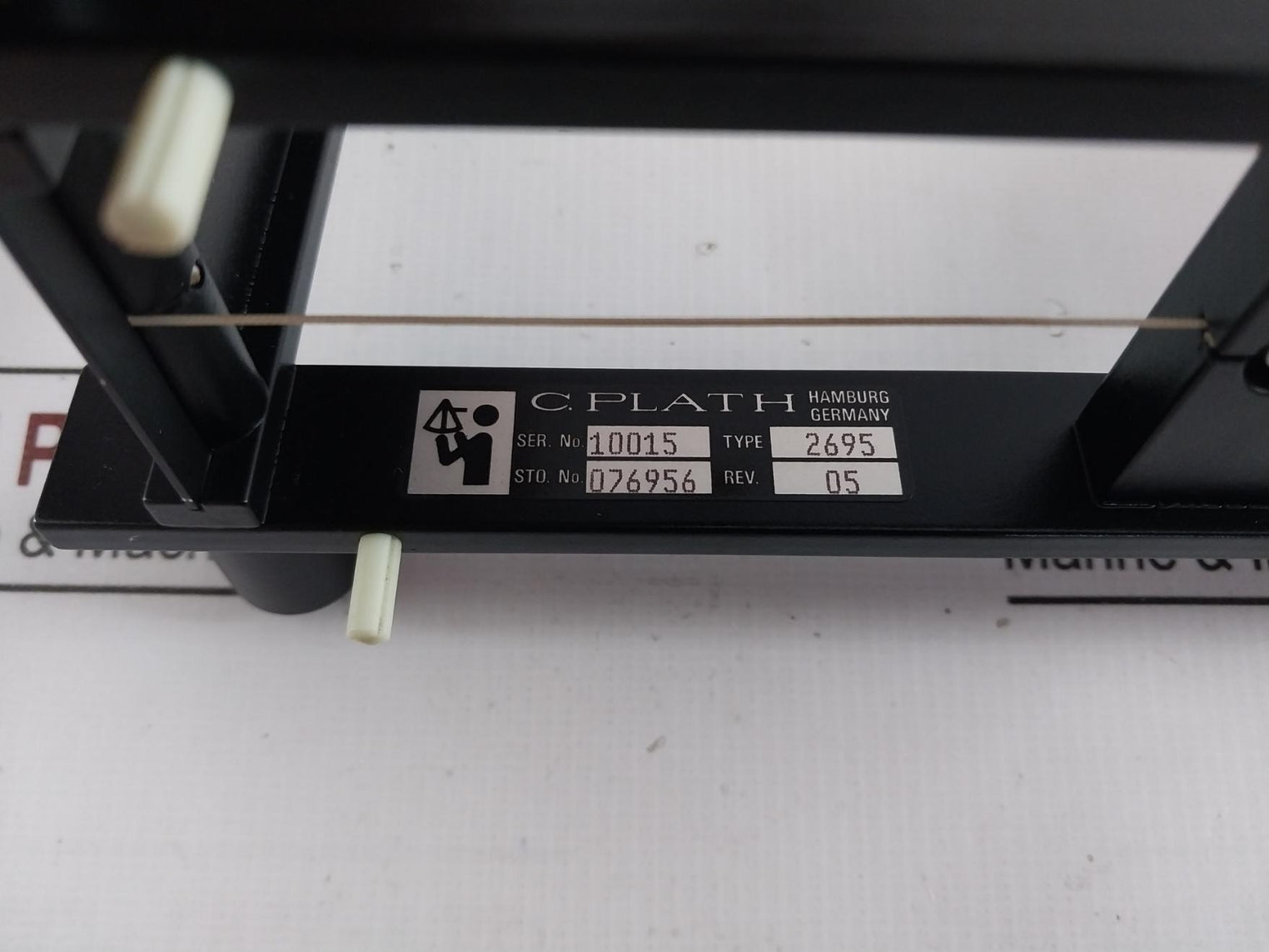 C. Plath 2695 Prismatic Azimuth Device With Transport Box 076956 Rev. 05