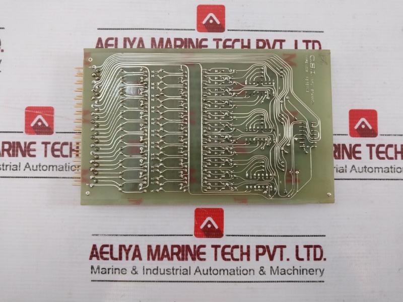 C.S.I. 4008 Input Scanner Printed Circuit Board, P.C. 750102