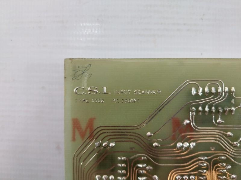 C.S.I. 4008 Input Scanner Printed Circuit Board, P.C. 750102
