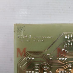 C.S.I. 4008 Input Scanner Printed Circuit Board, P.C. 750102