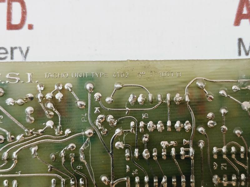 C.S.I. 4102 Printed Circuit Board 771071 D