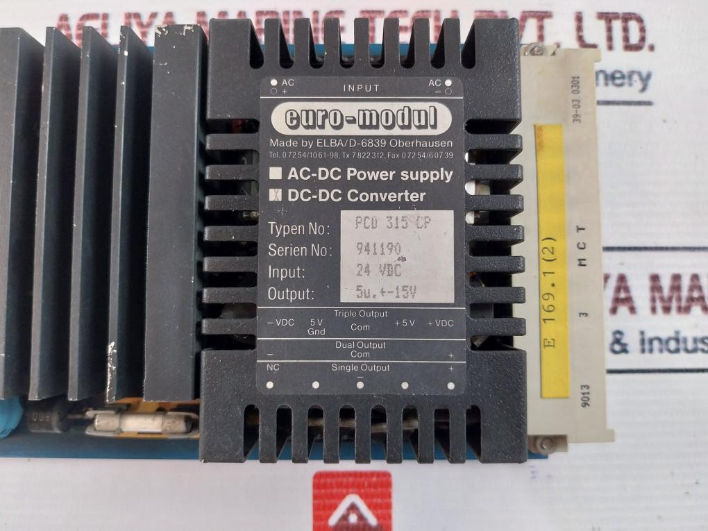 C.Wilh.Stein Sohn E 169.1 A/ E 169.1 B Pcb With Pcd315Cp Dc-dc Converter