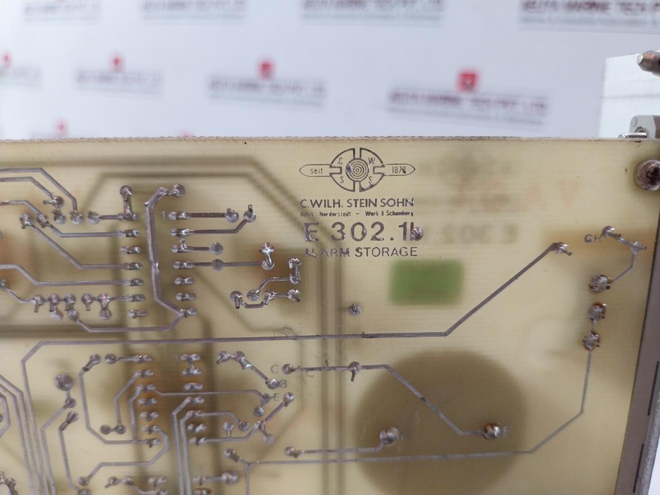C.Wilh.Stein Sohn E 302.2 Alarm Storage Printed Circuit Board