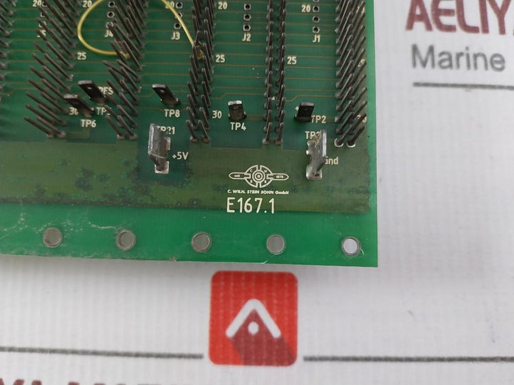 C. Wilh. Stein Sohn E167.1 A Backplane Pcb Md166-80