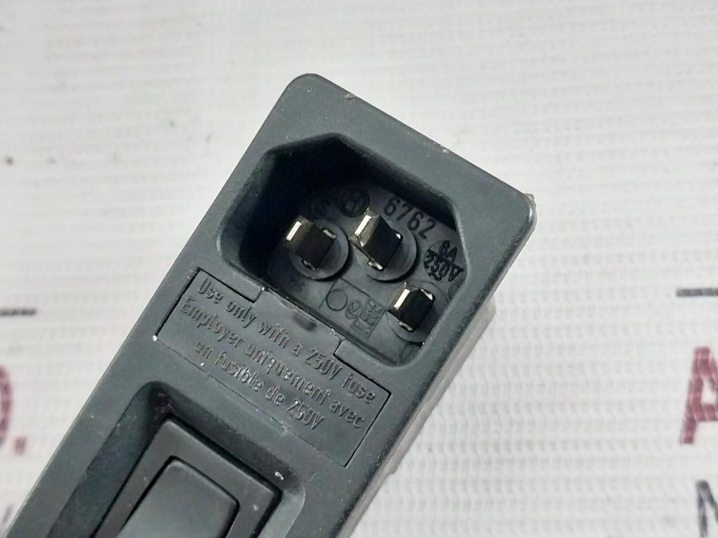C13 Connector With Switch 6762 6A 250V