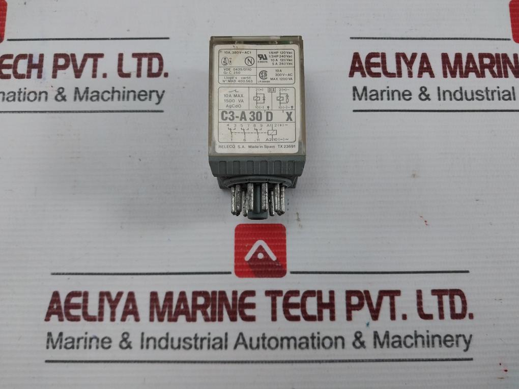 C3-a30D X Power Relay Releco Max-10A/1200Va 80 Gm