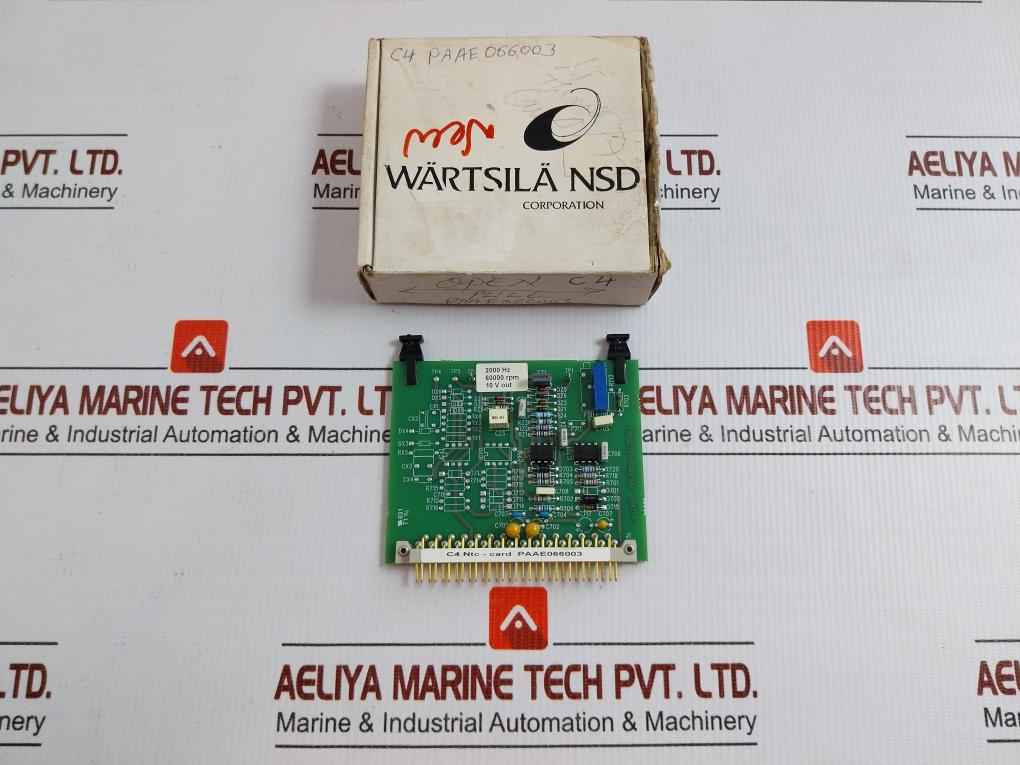 C4 Ntc Pcb Card 2000Hz 60000Rpm Wartsila Paae066003