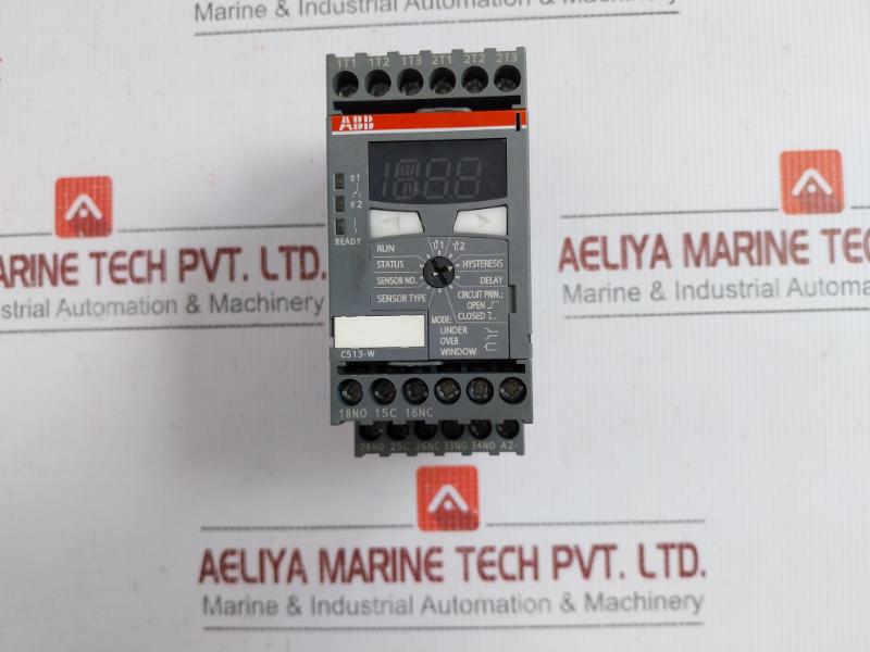 C513-w Digital Temperature Monitoring Relay Abb