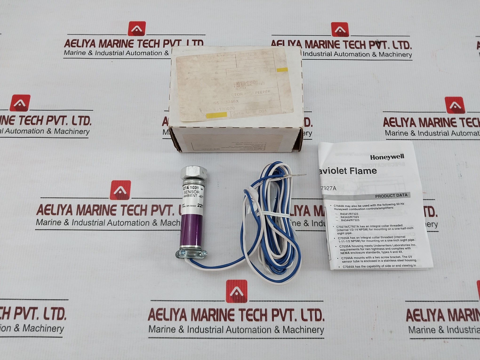 C7027a-1031-Mini-Peeper-Ultraviolet-Flame-Detector-Brand-Honeywell-240cm-Rev-B-1